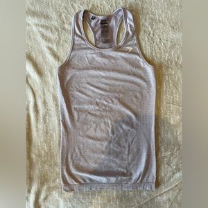 Gymshark women’s light purple tight tank top - Small